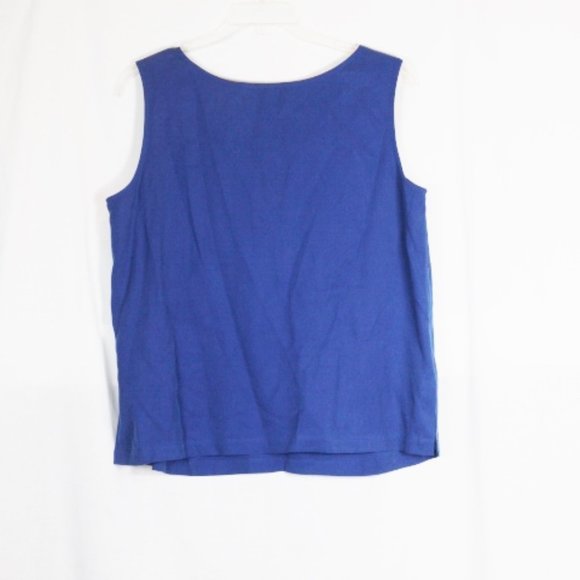 Real Clothes Blue Women's 2 Pc Career Tank Blazer Set Outfit 14 038 - Picture 6 of 6